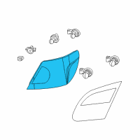 OEM 2010 Chrysler Sebring Lamp-Tail Stop Turn Diagram - 5113610AA