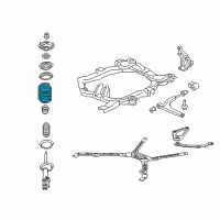 OEM 2009 Chevrolet Malibu Front Spring Diagram - 15829635