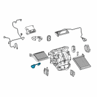 OEM 2017 Lexus CT200h Thermostat Diagram - 8862526090