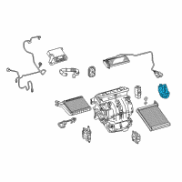 OEM Toyota RAV4 Mode Motor Diagram - 87106-02200
