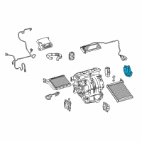 OEM Toyota Prius V Mode Motor Diagram - 87106-02200