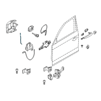 OEM 2018 BMW 330e Operating Rod, Door Front Left Diagram - 51-21-7-270-005