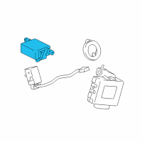 OEM 2005 Lexus SC430 Transponder Key Computer Assembly Diagram - 89780-24020