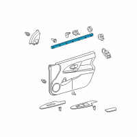 OEM 2009 Scion xD Belt Weatherstrip Diagram - 68171-52190