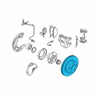 OEM 2012 BMW 128i Brake Disc, Ventilated Diagram - 34-11-6-854-998