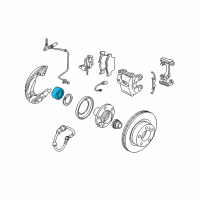 OEM 2007 BMW M5 Angular Contact Ball Bearing, Radial Diagram - 31-22-6-783-913