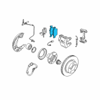 OEM BMW 328i xDrive Disc Brake Pad Repair Kit Diagram - 34-11-6-794-917