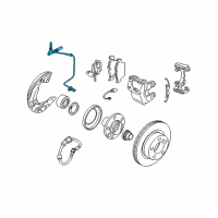 OEM 2008 BMW 328xi Front Left And Right Abs Wheel Speed Sensor Diagram - 34-52-6-764-858