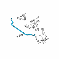 OEM 2010 Nissan Frontier Stabilizer-Front Diagram - 54611-9BM1B