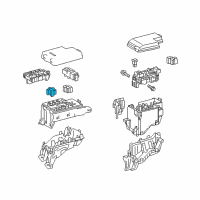 OEM 2011 Scion xB Relay Diagram - 82660-0H070