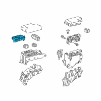 OEM 2018 Lexus NX300 Holder, Fuse Diagram - 82631-48020