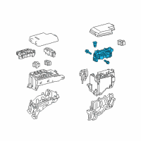 OEM 2020 Lexus NX300 Holder Assy, Fuse Diagram - 82630-42020