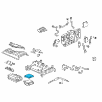 OEM 2011 Honda CR-Z Control Unit Diagram - 1K000-RTW-A13