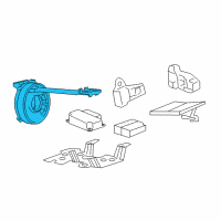 OEM 2016 Chevrolet Cruze Limited Clock Spring Diagram - 22914039