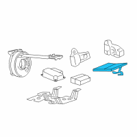 OEM 2012 Chevrolet Cruze Seat Cushion Pad Diagram - 94511132