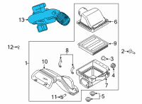 OEM Ford F-150 HOSE - AIR Diagram - ML3Z-9B659-B