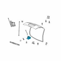 OEM Chrysler Latch-LIFTGATE Diagram - 4589064AC