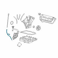 OEM 2006 Lincoln Zephyr Tube Assembly Diagram - 3M4Z-6754-AB