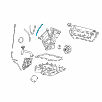 OEM 2006 Ford Freestyle Front Cover Gasket Diagram - 3M4Z-6020-CA