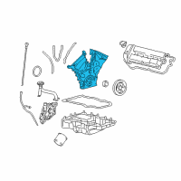 OEM Ford Escape Front Cover Diagram - 5S7Z-6019-A