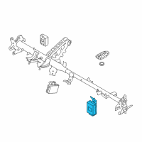 OEM 2017 Hyundai Accent Module Assembly-Automatic Transaxle Key Lock Control Diagram - 95850-1R200