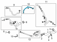 OEM 2020 Cadillac CT4 Inlet Pipe Diagram - 84697665