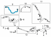 OEM 2020 Cadillac CT4 Inlet Hose Diagram - 84697659