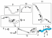 OEM 2021 Cadillac CT4 Upper Hose Diagram - 84697651