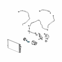 OEM 2004 Saturn Vue Switch Kit, A/C Compressor Temperature Diagram - 15783645