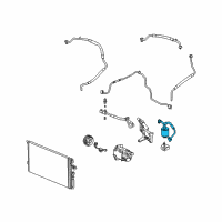 OEM 2007 Saturn Vue Receiver & Dehydrator Asm, A/C Diagram - 15837994