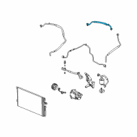 OEM 2003 Saturn Vue Hose Asm, A/C Evaporator Thermal Expansion Valve Diagram - 22689752