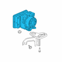 OEM 2016 Honda Civic Modulator Assembly, Vsa (Rewritable) Diagram - 57100-TBA-A14