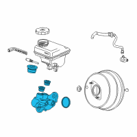 OEM Cadillac CT6 Brake Booster Diagram - 84073045