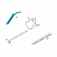 OEM Hyundai Tiburon Trim Assembly-Front Pillar RH Diagram - 85820-2C000-LK