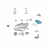 OEM 2012 Lexus RX450h Cord, Headlamp, RH Diagram - 81125-48870