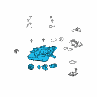 OEM Lexus RX450h Headlamp Unit With Gas, Right Diagram - 81145-48871