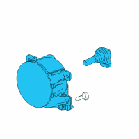 OEM Honda Ridgeline Light Assembly, R Frfog Diagram - 33900-T6Z-A01