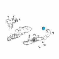 OEM 2017 Chevrolet Cruze Exhaust Manifold Gasket Diagram - 55485151