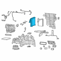 OEM 2019 Ram 3500 EVAPORATOR-Air Conditioning Diagram - 68396046AA