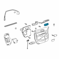 OEM 2017 Buick Enclave Window Switch Diagram - 20958435