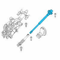 OEM BMW 535i GT Steering Shaft Diagram - 32-30-6-789-856