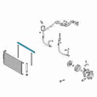 OEM Hyundai Elantra GT Seal-Condenser Diagram - 97798-F2300