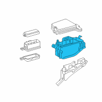 OEM 2017 Toyota Highlander Relay Box Diagram - 82740-0E010