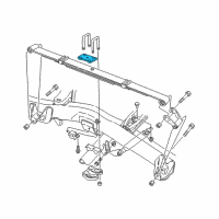 OEM 1997 Dodge Ram 1500 Seat-Spring Diagram - 52038217