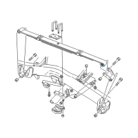 OEM 2006 Dodge Dakota BUSHING-Spring Diagram - 52038686