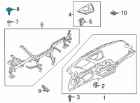 OEM 2021 BMW 330e xDrive Hex Bolt With Washer Diagram - 07-14-3-428-484