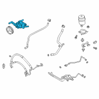 OEM 2017 BMW M6 Power Steering Pump Diagram - 32-41-2-284-410