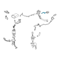 OEM 2002 Pontiac Bonneville Hose-Secondary Air Injection Vacuum Check Valve Diagram - 24507390