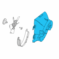 OEM 2015 Ram 2500 SHROUD-Fan Diagram - 52126427AB