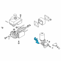 OEM 2017 Nissan Titan Tube Assembly-Brake Diagram - 46252-1LA1A